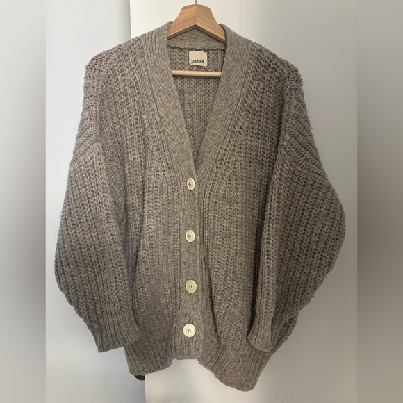 Babaa No. 19 Cardigan in Mist - Picture 5 of 10